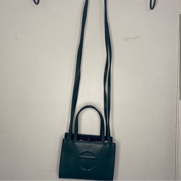 Telfar Small Shopping Bag in Dark Olive - Picture 1 of 9